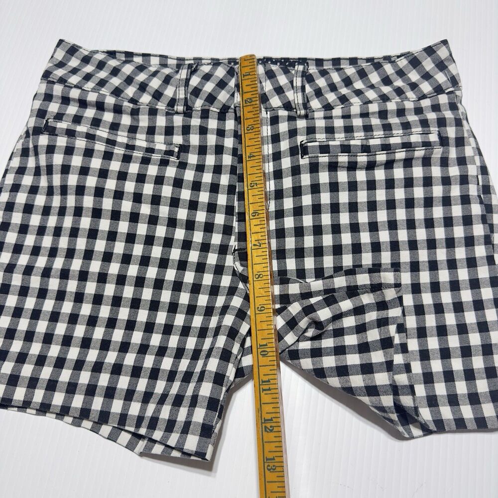 Anthropologie Women’s Size 27 Picnic Gingham Shorts Black / White Preppy - Picture 9 of 11